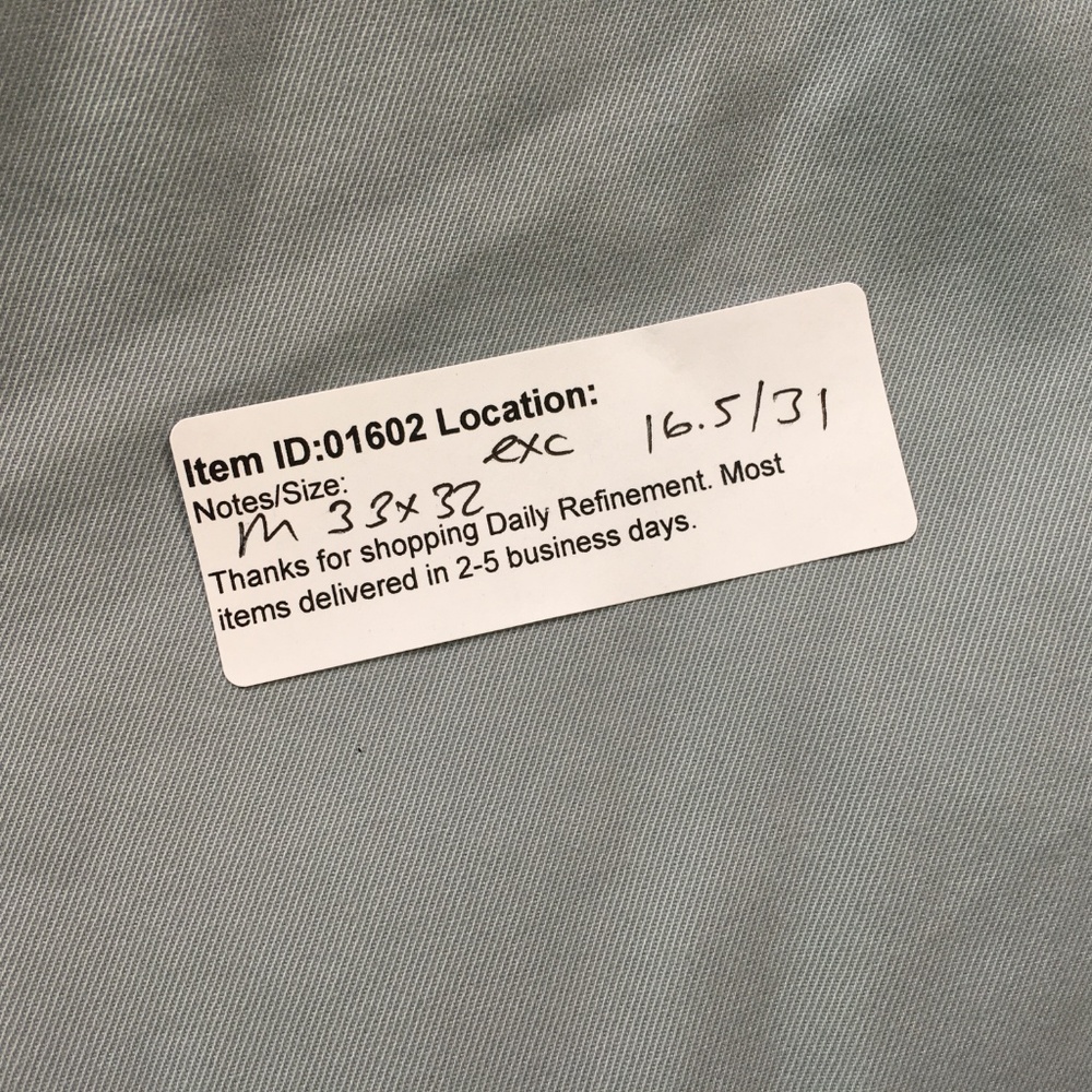 Banana Republic Mens Grey Pants 33x32 C84:x01602 - Picture 8 of 8